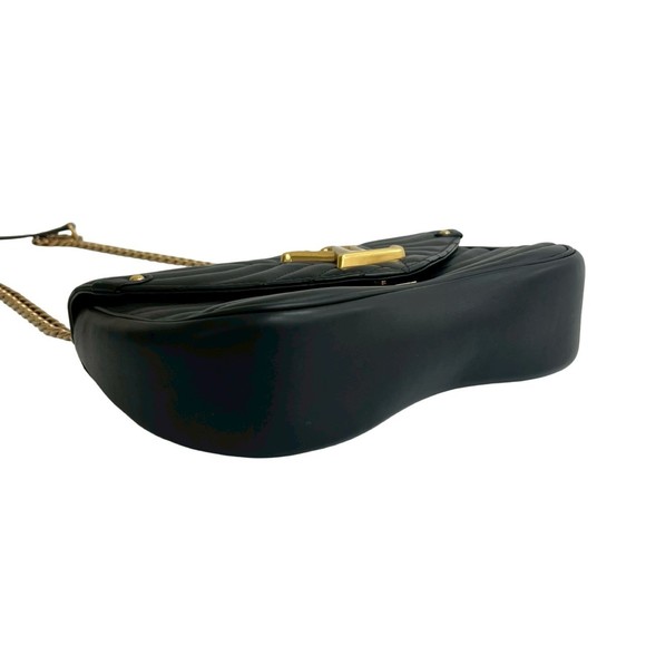 LOUIS VUITTON Black Leather Shoulder Bag - Picture 7 of 10